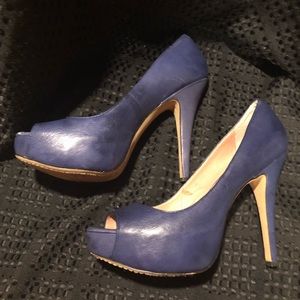 Vince Camuto dark lavender purple heel